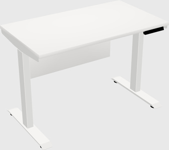 Single motor electric desk