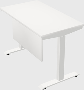 Single motor electric desk