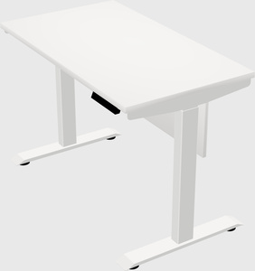 Single motor electric desk