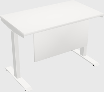 Single motor electric desk