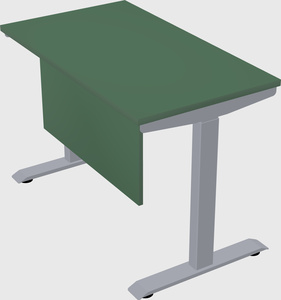 Single motor electric desk