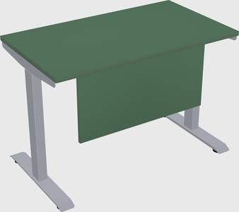 Single motor electric desk