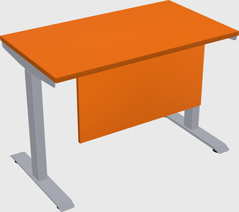 Single motor electric desk