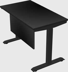 Single motor electric desk