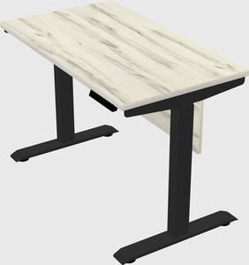 Single motor electric desk