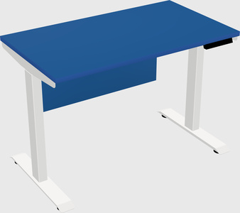Single motor electric desk