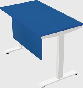 Single motor electric desk