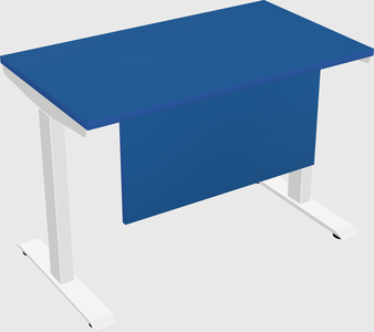 Single motor electric desk