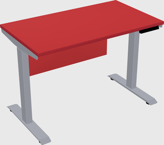 Single motor electric desk