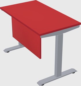 Single motor electric desk