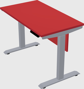 Single motor electric desk