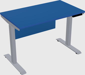 Single motor electric desk