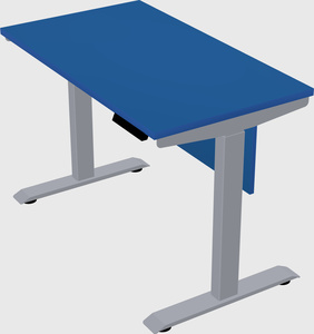 Single motor electric desk