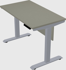 Single motor electric desk