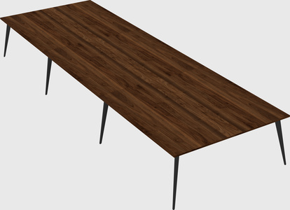 Shared rectangular office desk system