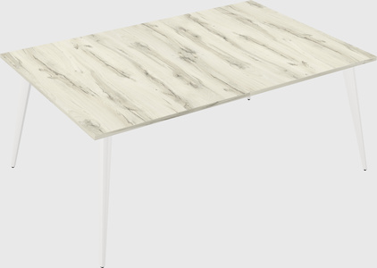 Shared rectangular office desk system