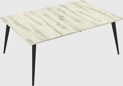 Shared rectangular office desk system