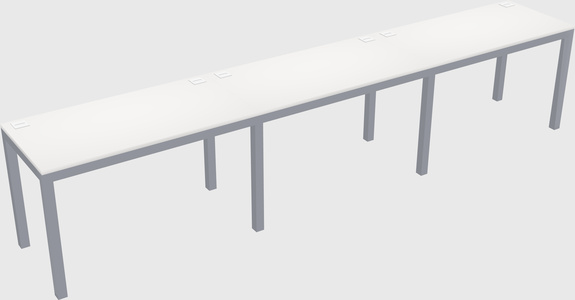 Rectangular desk