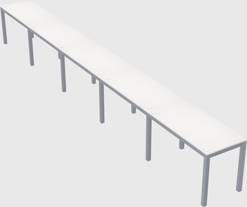 Rectangular desk