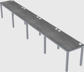 Rectangular desk