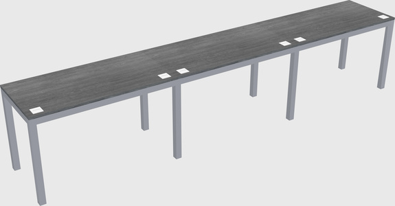 Rectangular desk