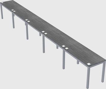 Rectangular desk