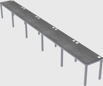 Rectangular desk