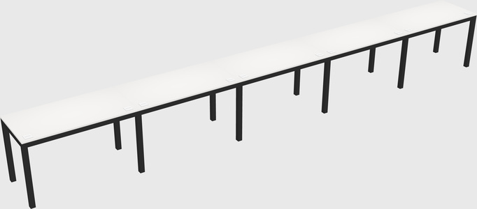 Rectangular desk