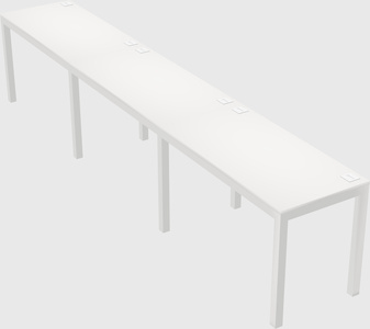 Rectangular desk