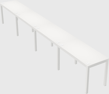 Rectangular desk