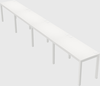 Rectangular desk