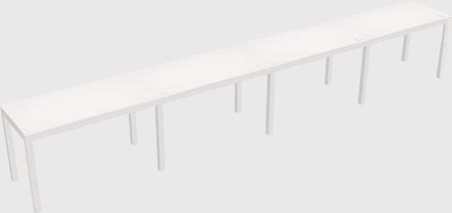 Rectangular desk