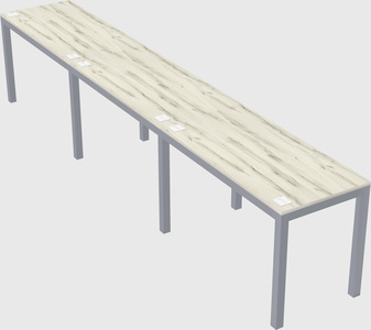 Rectangular desk