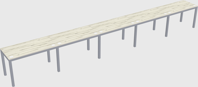 Rectangular desk