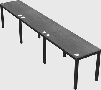 Rectangular desk