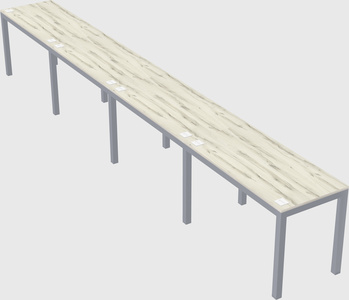 Rectangular desk