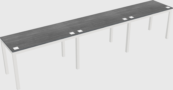 Rectangular desk