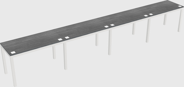 Rectangular desk