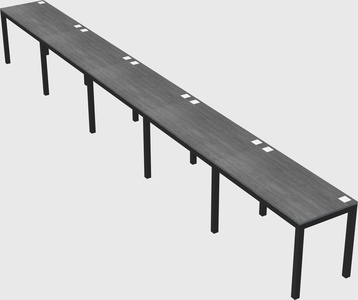 Rectangular desk