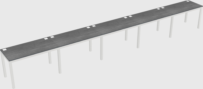 Rectangular desk