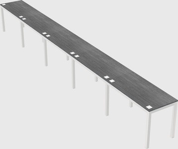 Rectangular desk