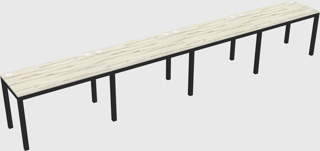 Rectangular desk