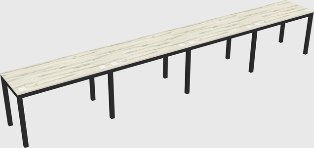 Rectangular desk