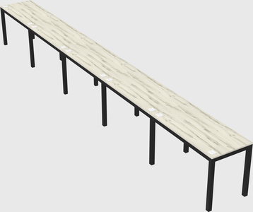 Rectangular desk