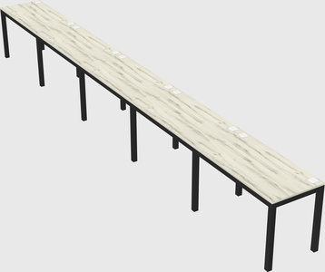 Rectangular desk
