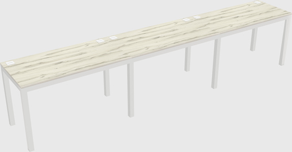 Rectangular desk
