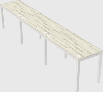 Rectangular desk