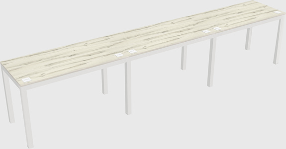 Rectangular desk