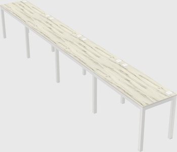Rectangular desk