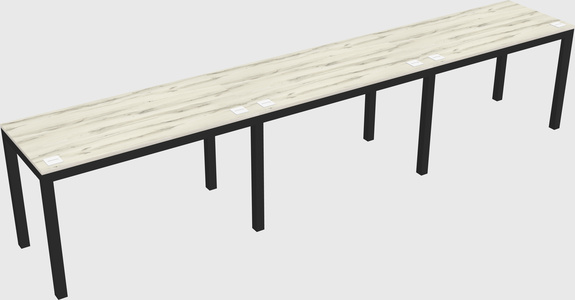 Rectangular desk